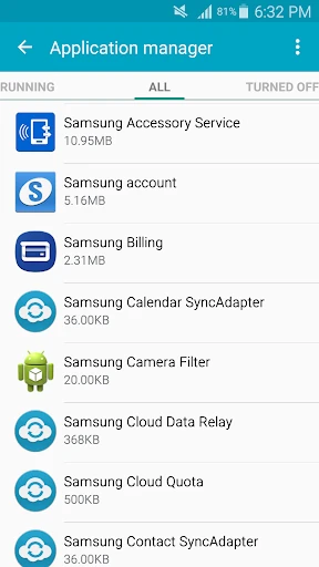 Samsung Accessory Service screenshot