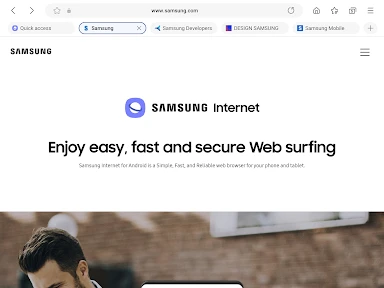 Samsung Internet Browser screenshot