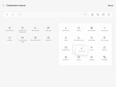 Samsung Internet Browser screenshot