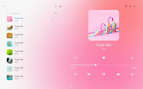 Samsung Music screenshot
