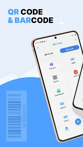 Scan, Create: QR Code, Barcode screenshot