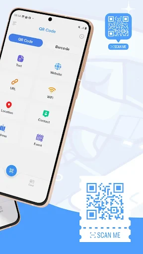 Scan, Create: QR Code, Barcode screenshot