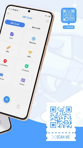 Scan, Create: QR Code, Barcode screenshot