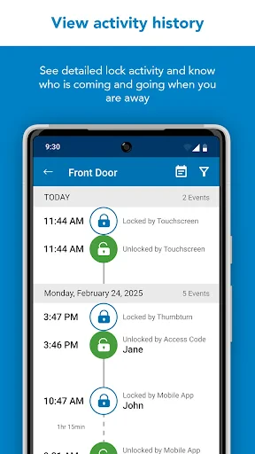Schlage Home screenshot