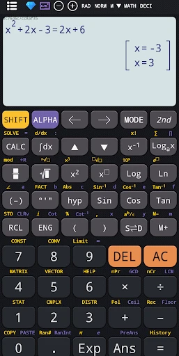 Scientific calculator plus 991 screenshot