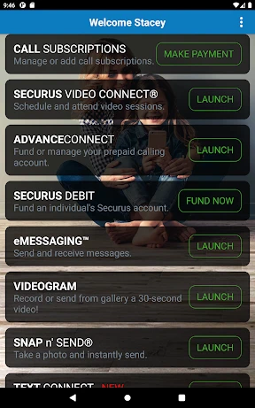 Securus Mobile screenshot