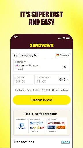 Sendwave—Send Money screenshot