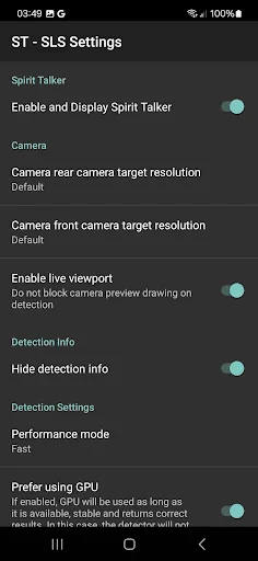 SG SLS Type Camera screenshot