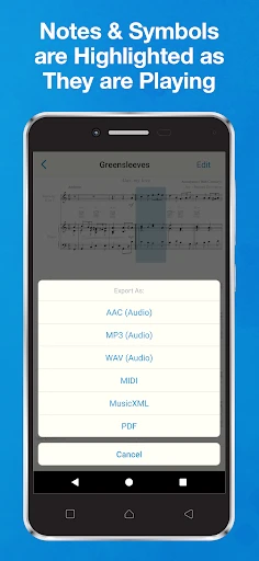 Sheet Music Scanner & Reader screenshot