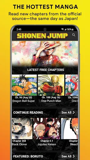Shonen Jump Manga & Comics screenshot