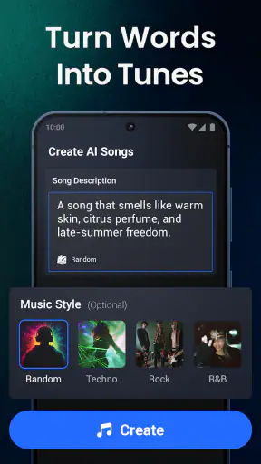 Shoom - AI Music Generator screenshot