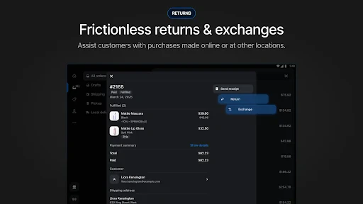 Shopify Point of Sale (POS) screenshot