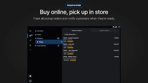 Shopify Point of Sale (POS) screenshot