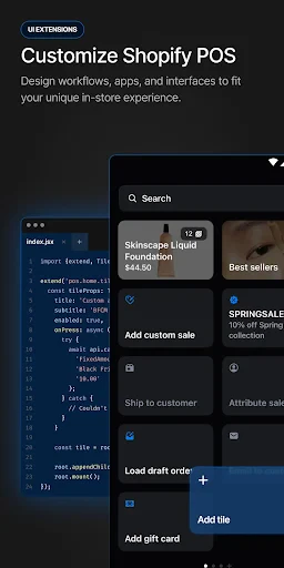 Shopify Point of Sale (POS) screenshot