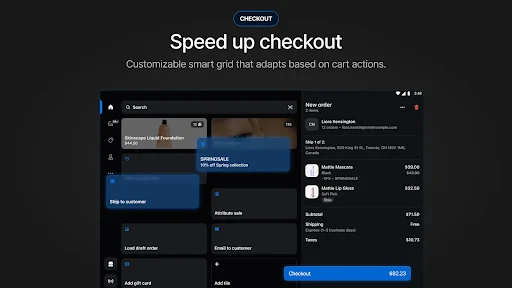 Shopify Point of Sale (POS) screenshot