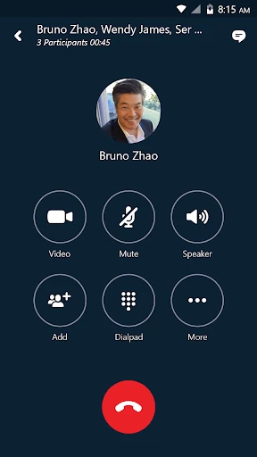Skype for Business for Android screenshot