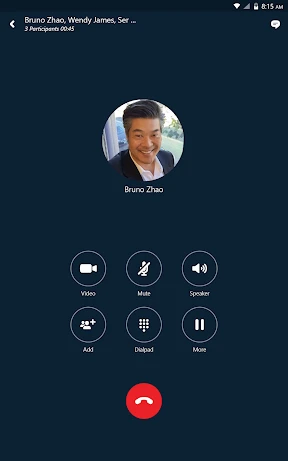 Skype for Business for Android screenshot