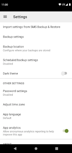 SMS Backup & Restore Pro screenshot