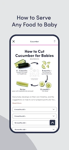 Solid Starts: Baby Food App screenshot
