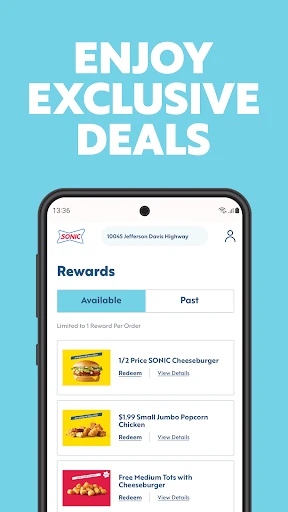 SONIC Drive-In - Order Online screenshot