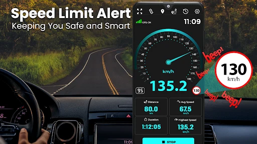 Speedometer, Odometer, HUD screenshot