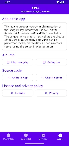 SPIC - Play Integrity Checker screenshot