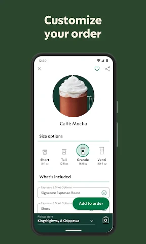 Starbucks screenshot