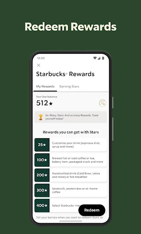 Starbucks screenshot