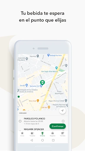 Starbucks México screenshot