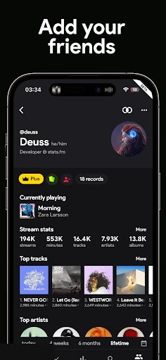 stats.fm for Spotify screenshot