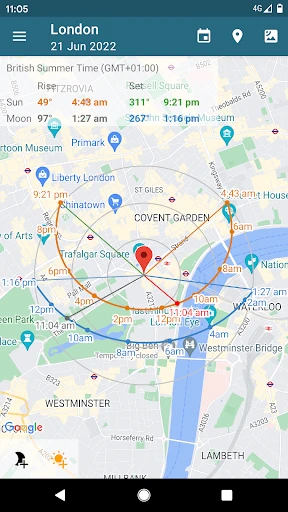 Sun Position, Sunrise/set PRO screenshot