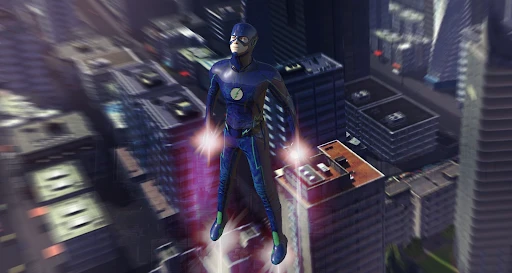 Superhero Flying speedster screenshot