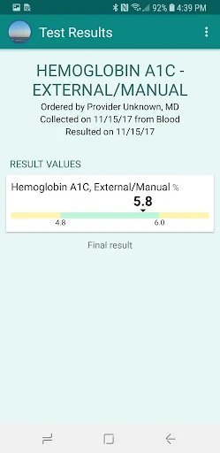Sutter Health My Health Online screenshot