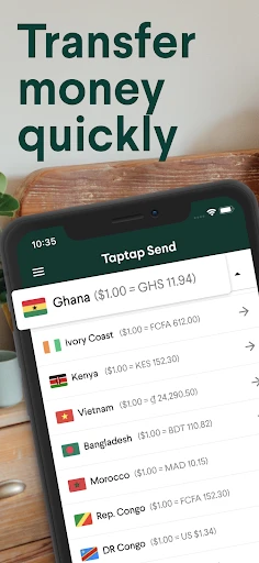 Taptap Send: Money Transfer screenshot