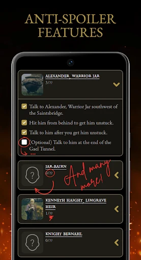 Tarnished Checklist Premium screenshot
