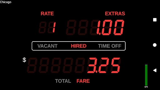 Taximeter screenshot