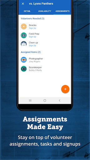 TeamSnap: manage youth sports screenshot