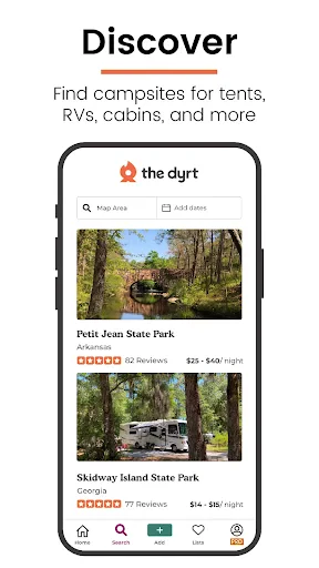 The Dyrt: RV & Free Camping screenshot