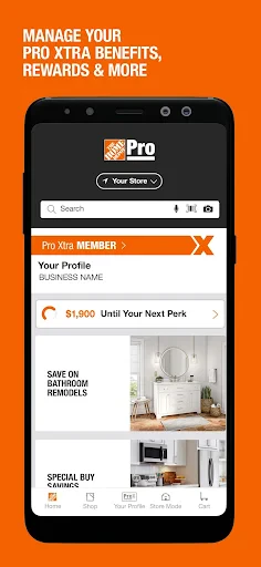 The Home Depot screenshot