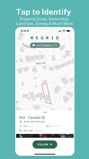 The Regrid Property App screenshot
