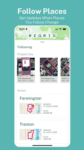 The Regrid Property App screenshot