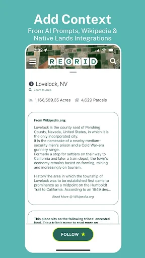 The Regrid Property App screenshot