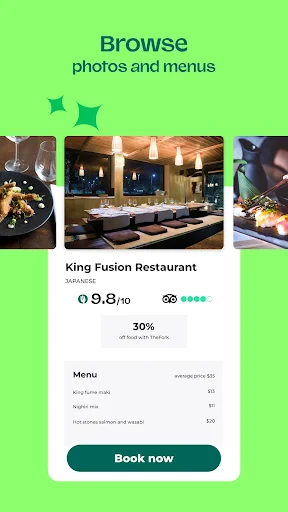 TheFork - Restaurant bookings screenshot