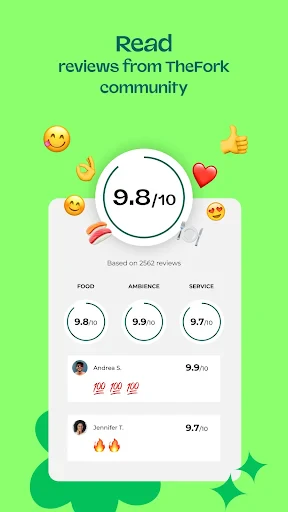 TheFork - Restaurant bookings screenshot