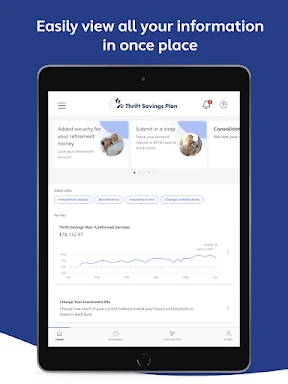 Thrift Savings Plan screenshot