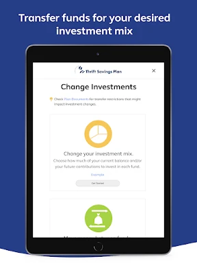 Thrift Savings Plan screenshot