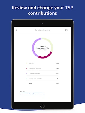 Thrift Savings Plan screenshot