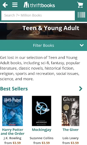 ThriftBooks: New & Used Books screenshot