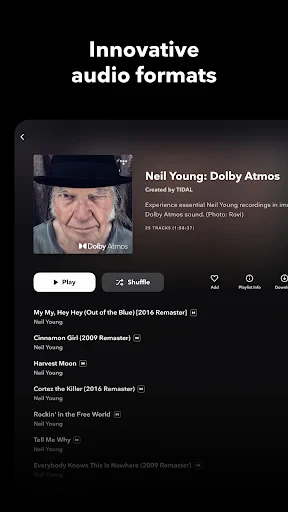 TIDAL Music: HiFi sound screenshot