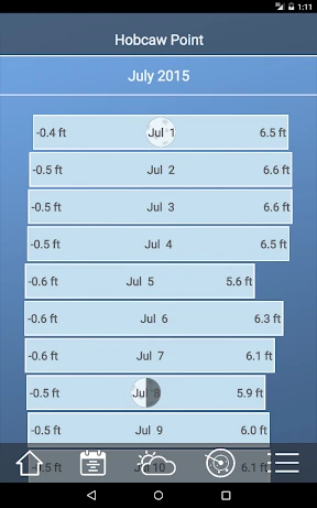 Tide Charts screenshot